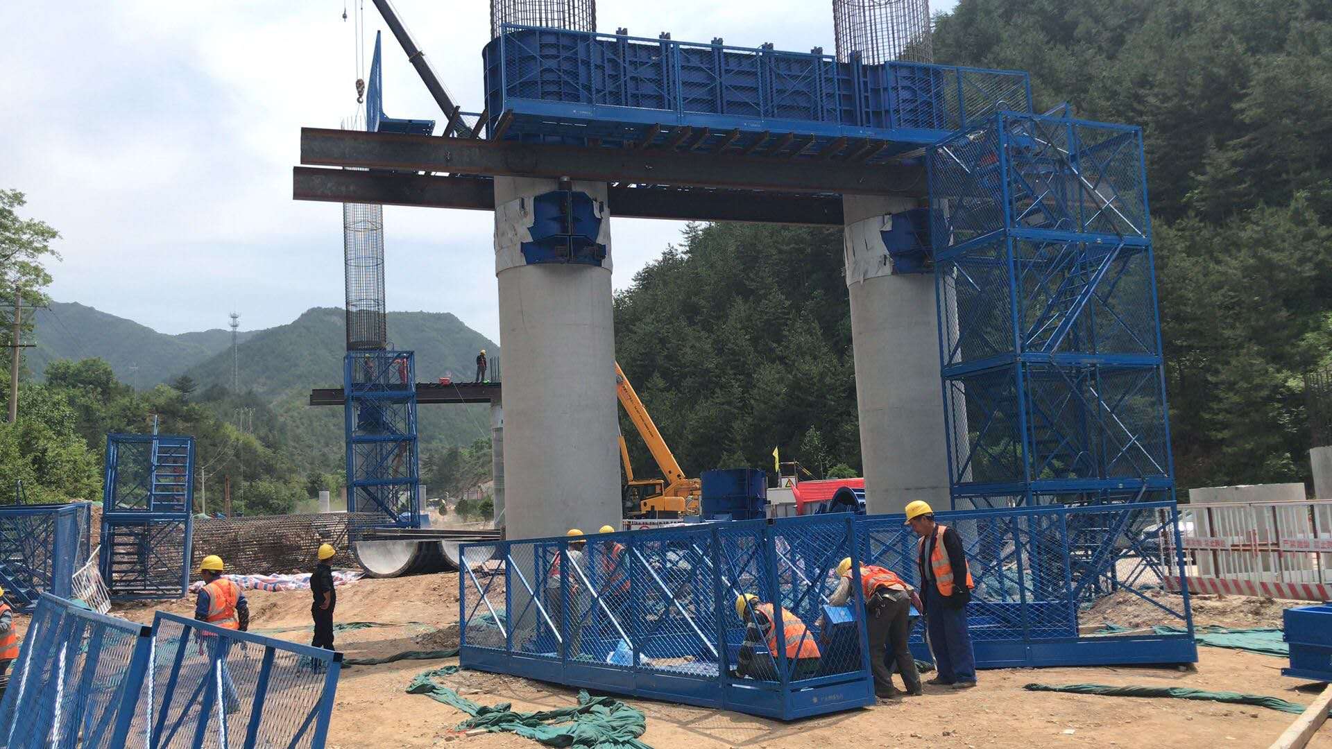 盖梁作业平台盖梁操作通道盖梁作业平台实力厂家