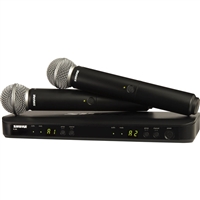 Shure BLX288/SM58 舒尔无线双手持话筒 一拖二手持无线话筒