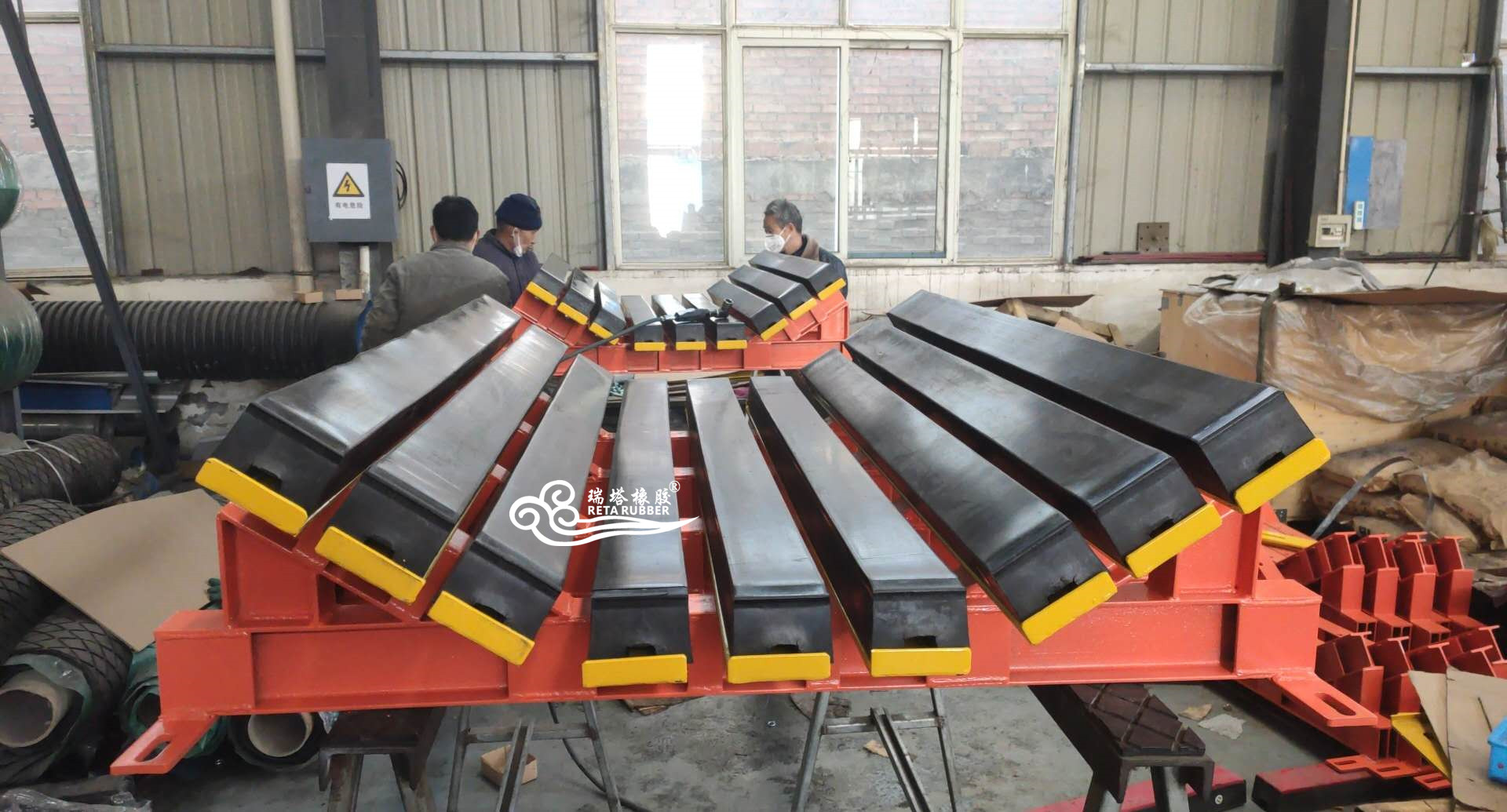 缓冲床-缓冲条-滚筒包胶_洛阳瑞塔橡胶有限公司