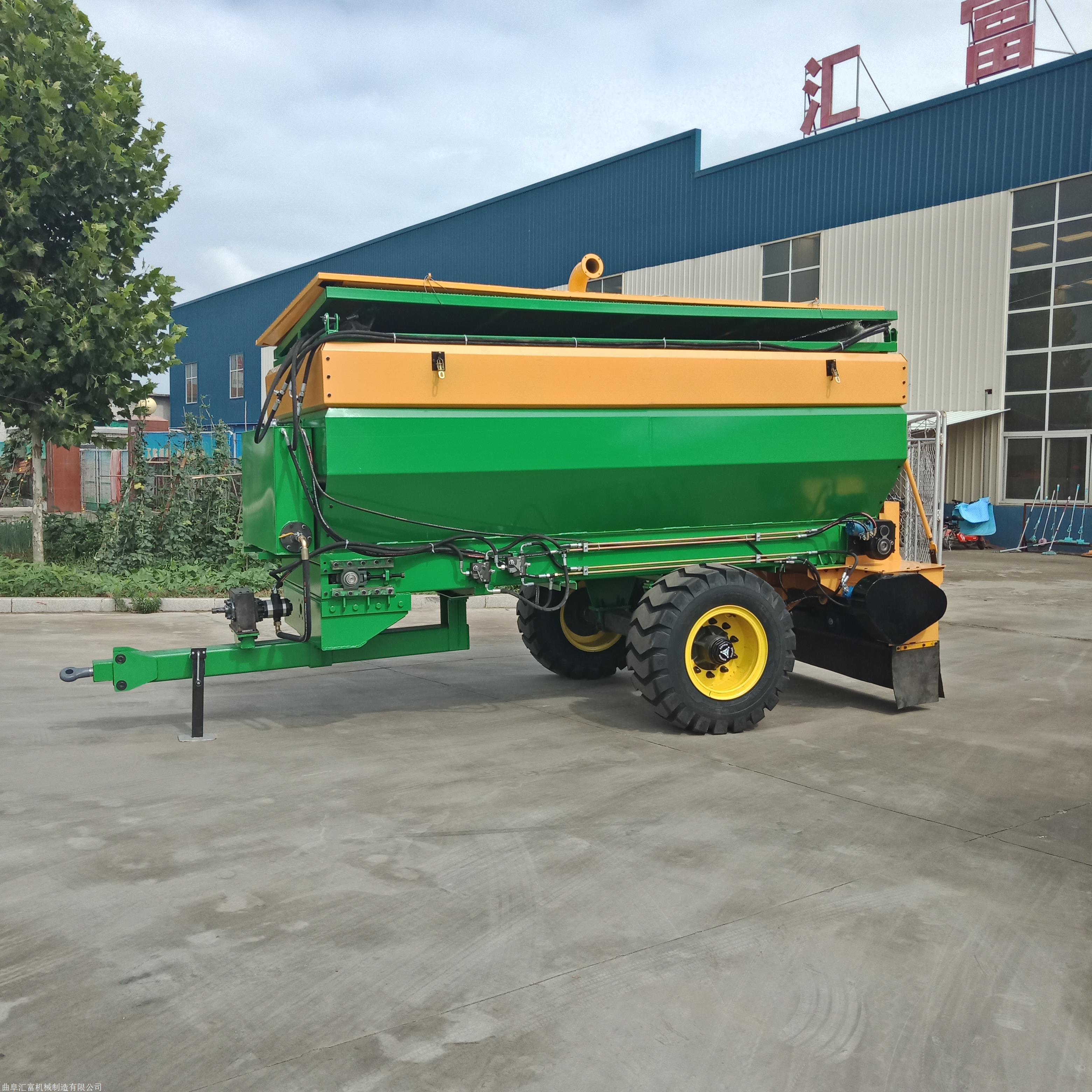 汇富 山西 大棚里的有机肥撒粪车价格