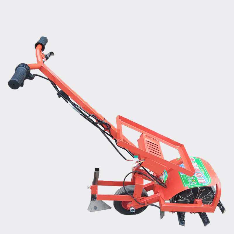 轻便手推式电动松土除草机 玉米地锄草开沟机