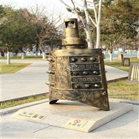 商业街摆件编钟雕塑 公园景观铜钟雕塑 寺庙纯铜编钟挂件