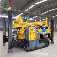 200米岩石钻井设备 冲击式打井机 气动水井钻机