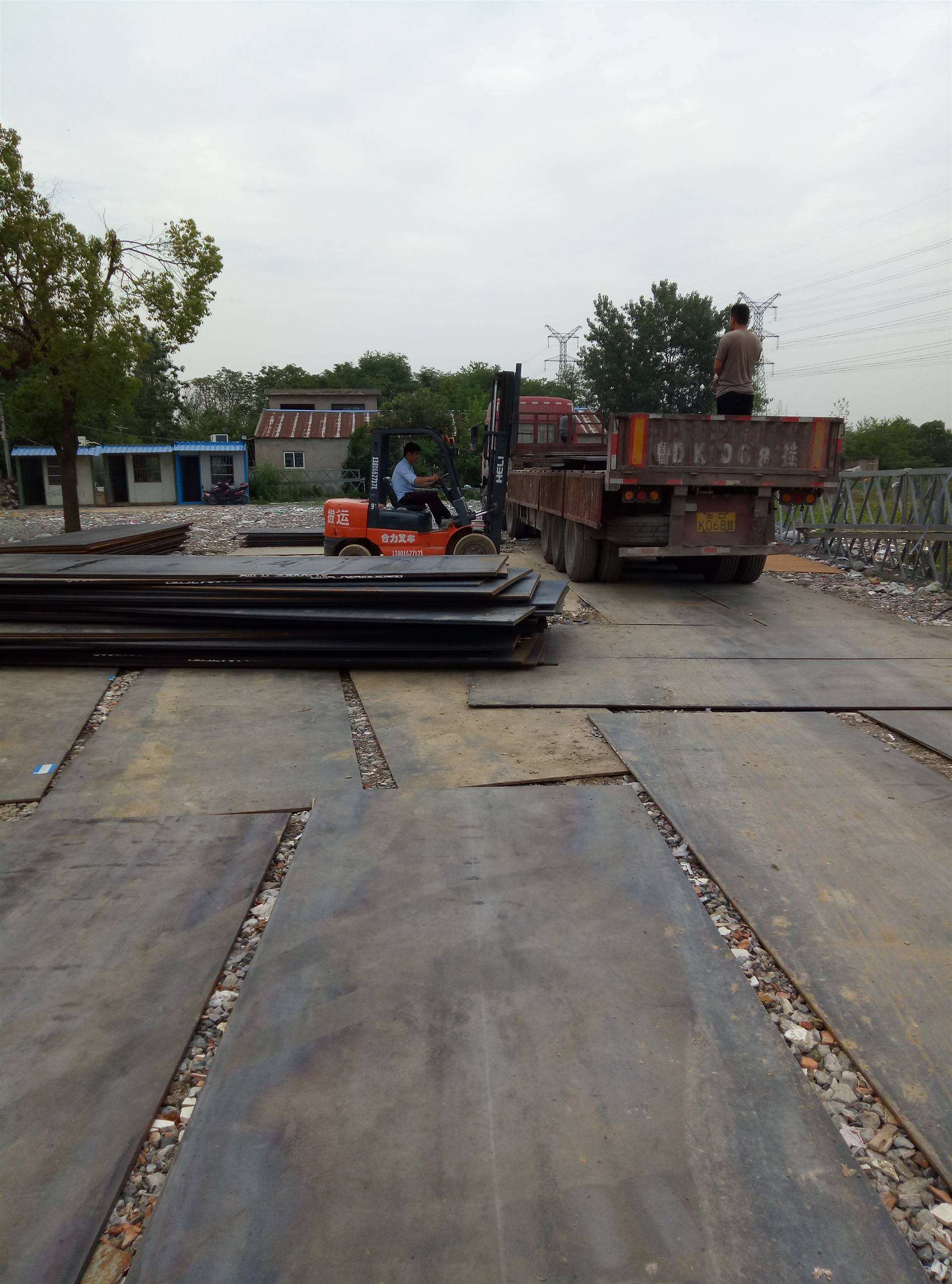 海南海口工程铺路钢板出租5元天