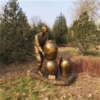 酿酒工艺流程雕塑 酿酒人物雕塑