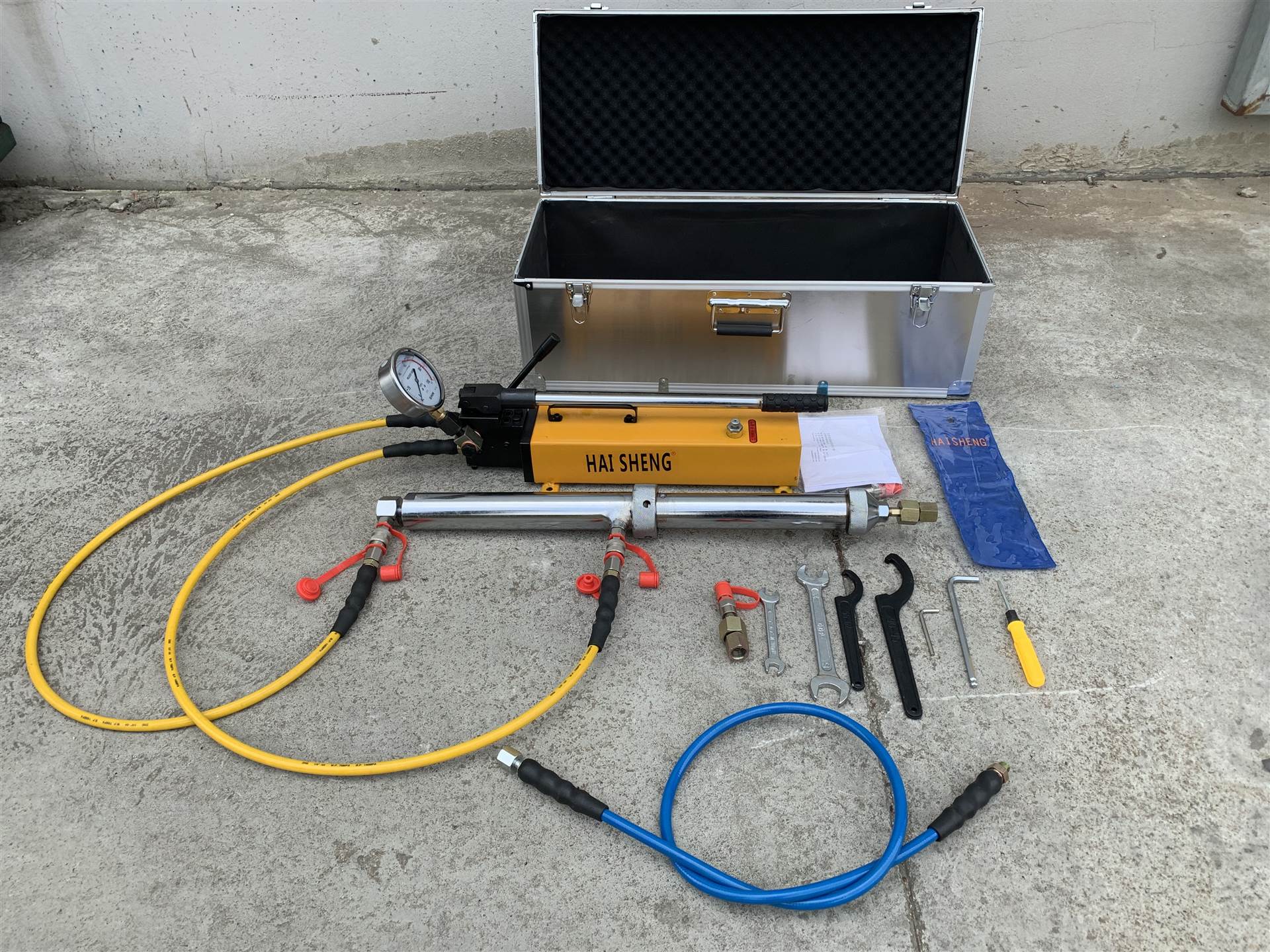 手动试压注脂两用枪hs-70ss双向手动泵配双向注脂枪筒