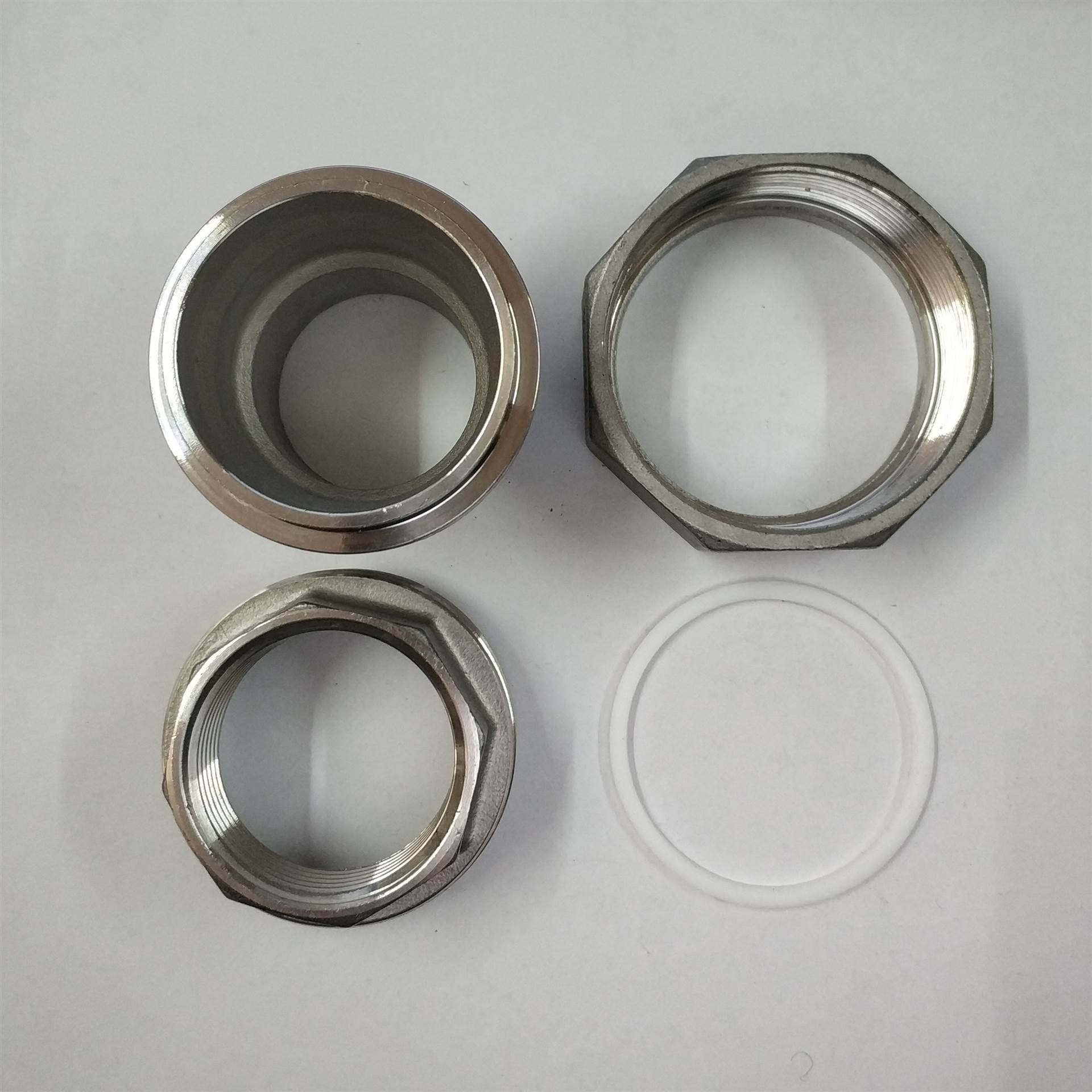 304不锈钢活接头 内外丝活接dn8-65 防水暖燃气管件 厂家批发