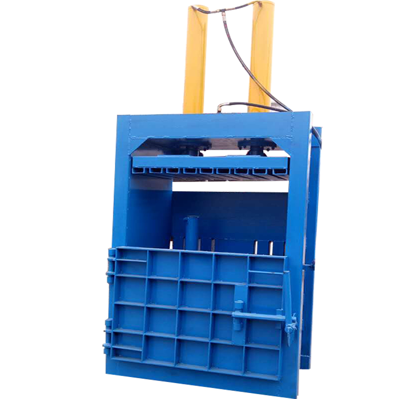 黄金绳捆扎废纸打包机 立式打包机厂家供应 液压小型塑料瓶打包机