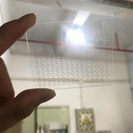 东莞玻璃薄片激光切割加工 玻璃激光切割 异形图案切割工艺