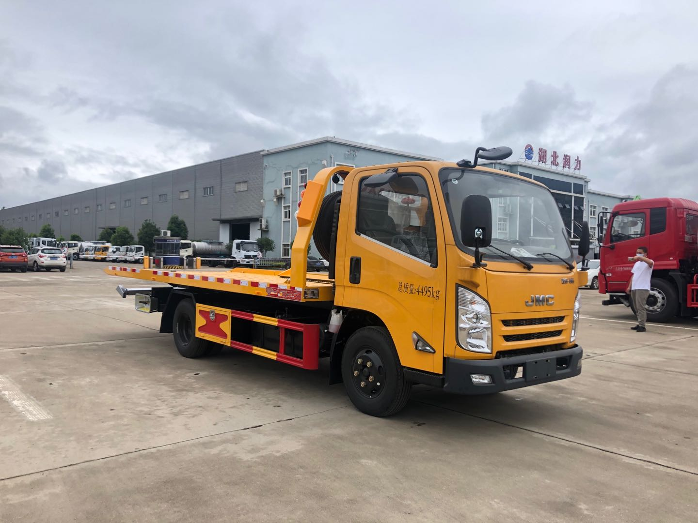 国五江铃凯运道路救援车蓝牌一拖二型