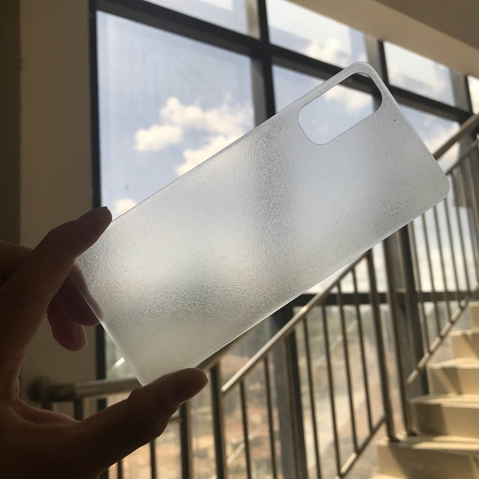 上海专业加工手机后盖ag磨砂 ag玻璃厂家 珠光砂玻璃白片售价