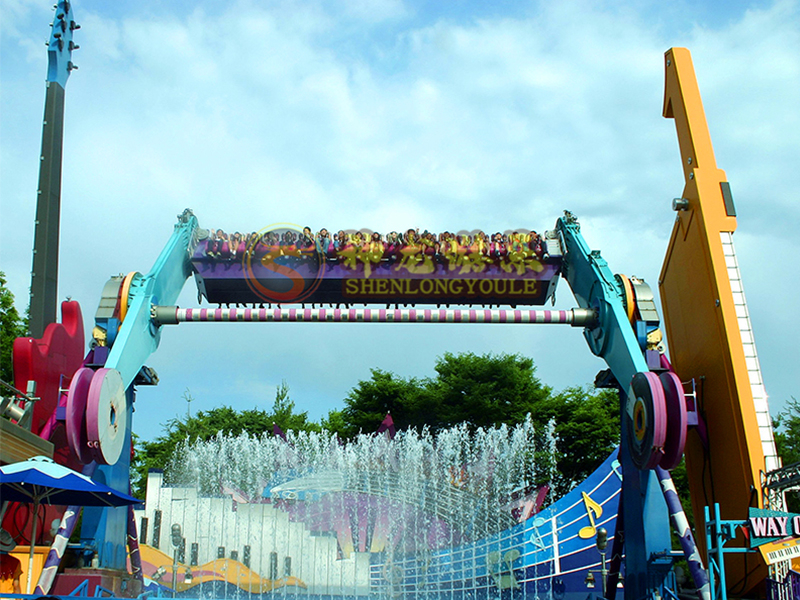 高空揽月刺激好玩的游乐设备高空揽月神龙游乐质量可靠