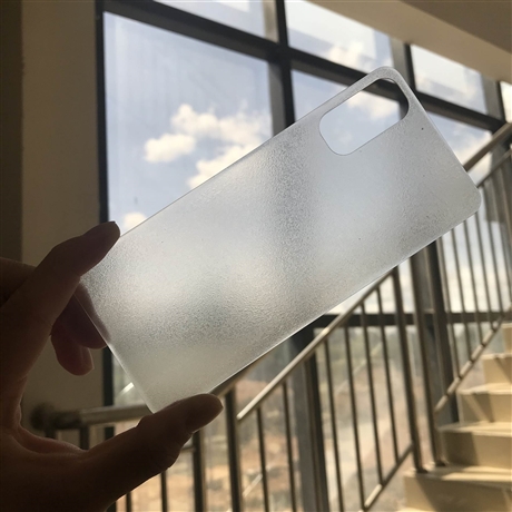 健鸿玻璃厂加工珠光砂后盖 AG玻璃厂家 ag玻璃防眩光玻璃蒙砂