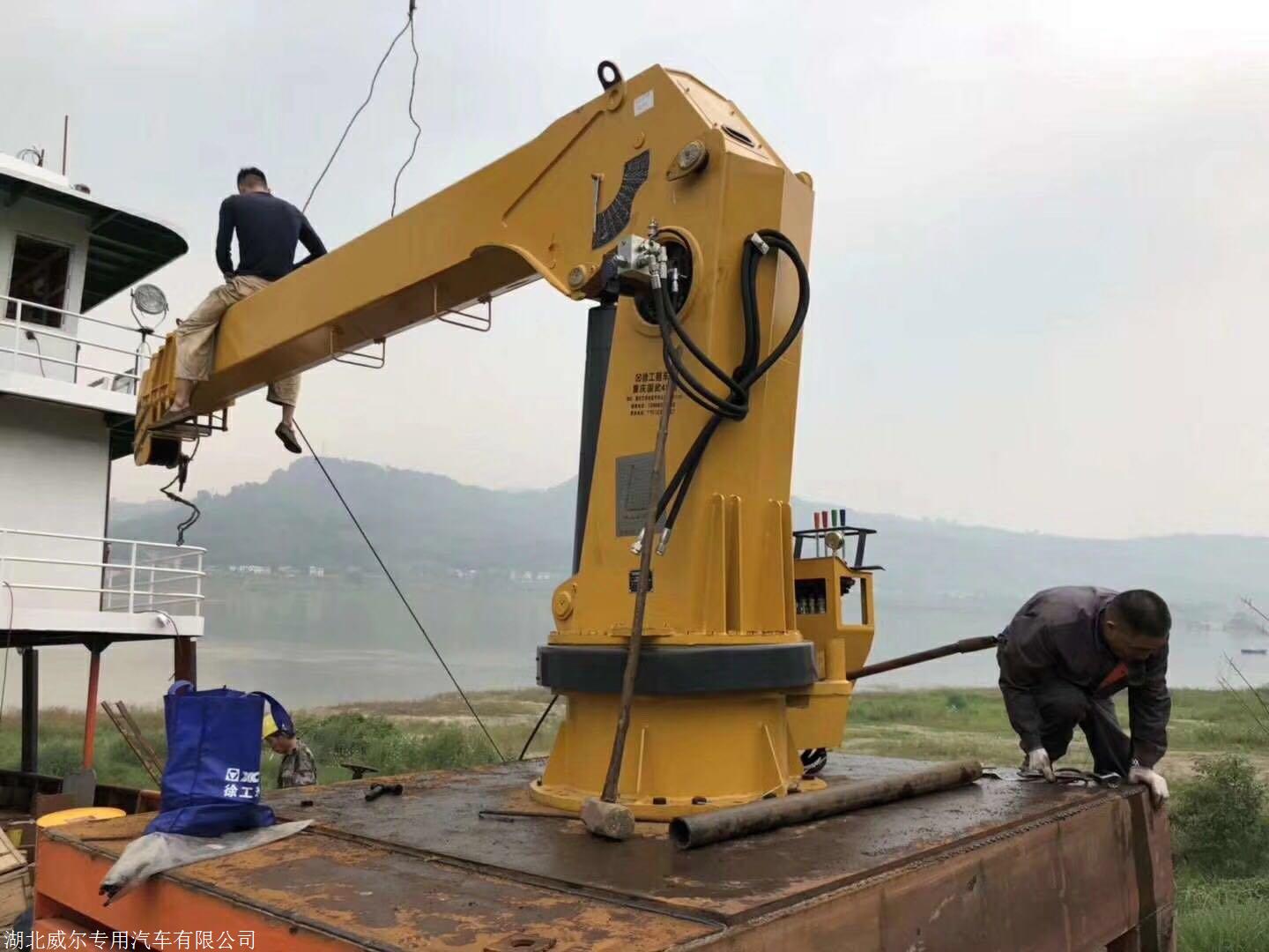 海西8噸船吊5噸伸縮臂船吊銷售