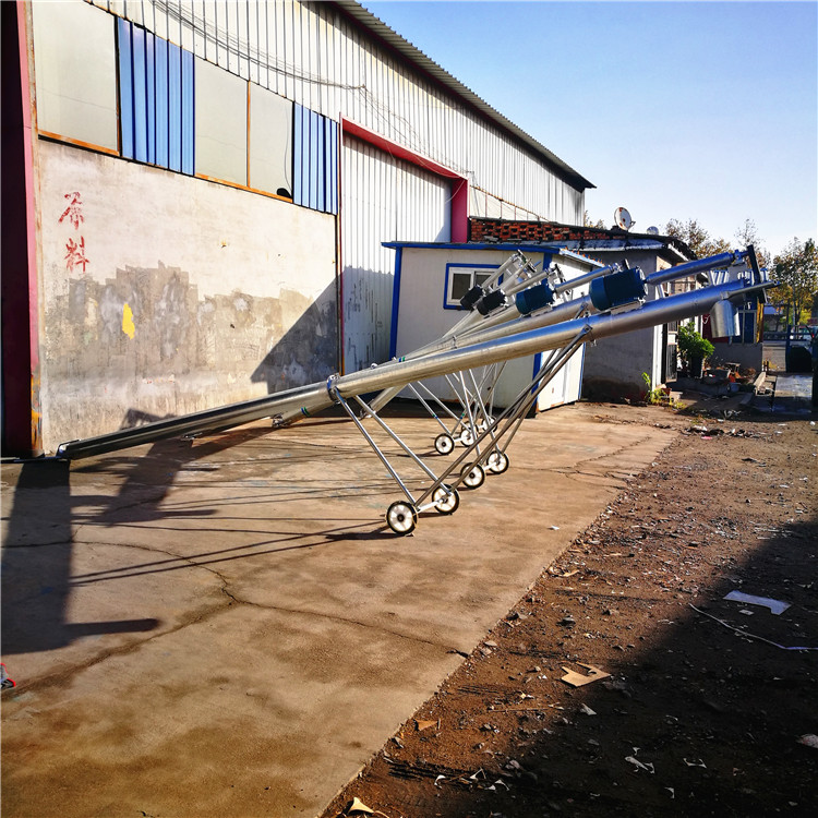 抽粪机生产厂家 非标定制绞龙出粪机 多功能鸭粪鸡粪装车机