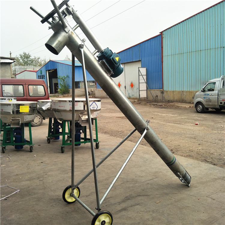 可移动鸡粪装车提升机热镀锌管干湿粘稠清粪机小型家用抽粪机