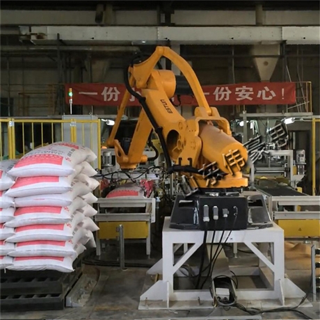 水泥全自动高位码垛机 自动码垛机设备 自动包装码垛生产线