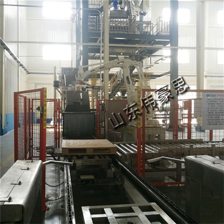 肥料全自动码垛机 袋料码垛机械手 机器人码垛机设备