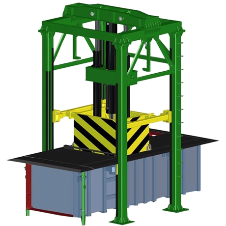 垃圾中转设备固定式垃圾压缩装置乡镇生活垃圾处理设备开拓者