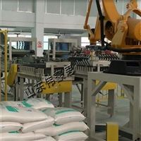 袋料机械手码垛机 化工原料自动码垛机 码垛机器人视频