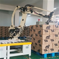 箱装水机械手码垛机 机器人码垛机 自动码垛设备