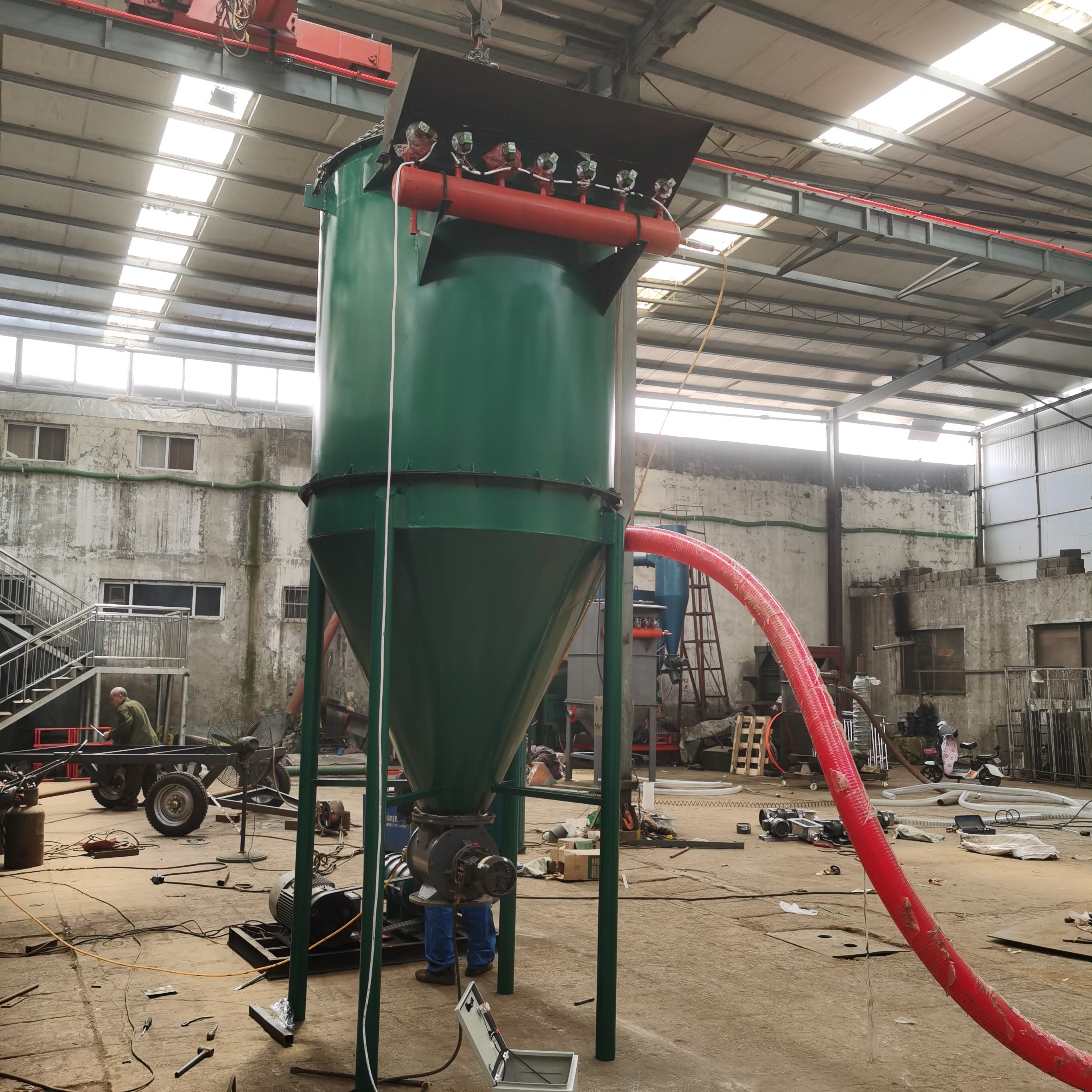 布袋除尘水泥粉气力吸灰机矿粉灰倒库气力输送机zcjb生产