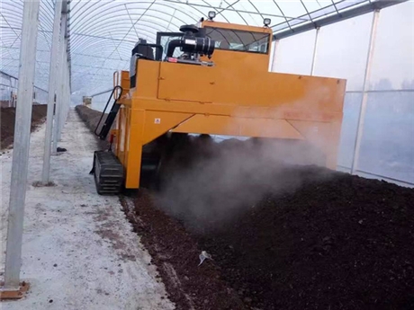 天津履帶翻拋機廠家  有機肥設備整套有機肥生產線價格