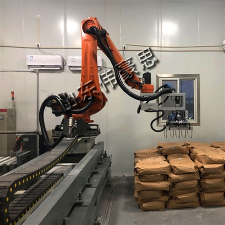 饲料机器人码垛机 自动码垛机设备 码垛机械手报价