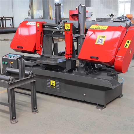 卧式金属带锯床源头厂家 数控金属带锯床 螺纹钢锯床 锯切能力强