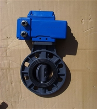 德国沃德WODE进口电动UPVC对夹蝶阀 塑料阀门品牌