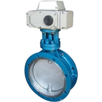 德国沃德WODE进口电动通风调节蝶阀 烟道高温蝶阀