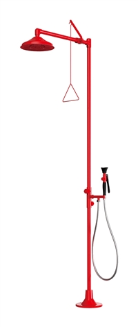 黑河0355双口台式洗眼器 绥化6620不锈钢立式洗眼器 加格达奇便携式洗眼器