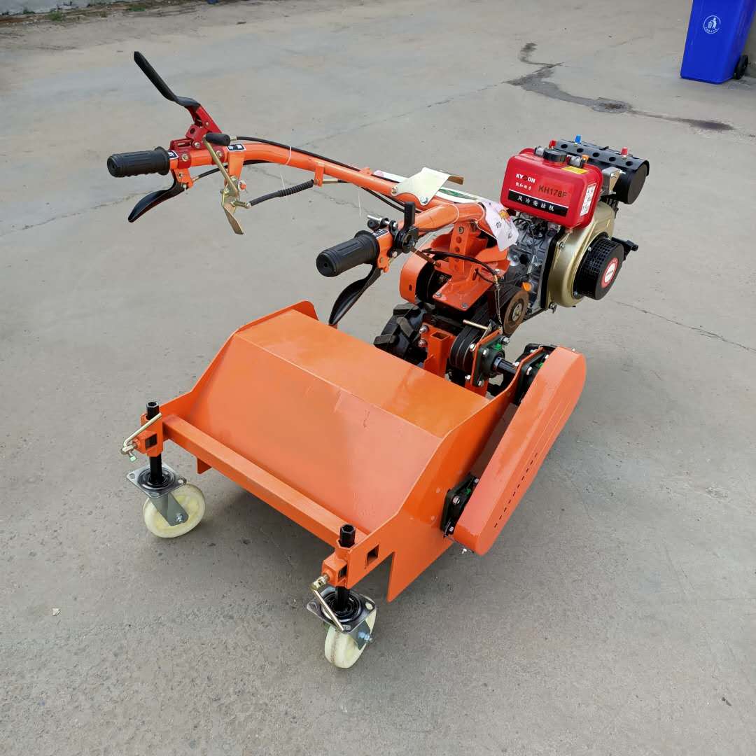 民安手推式柴油除草机厂家 大马力碎草还田机现货
