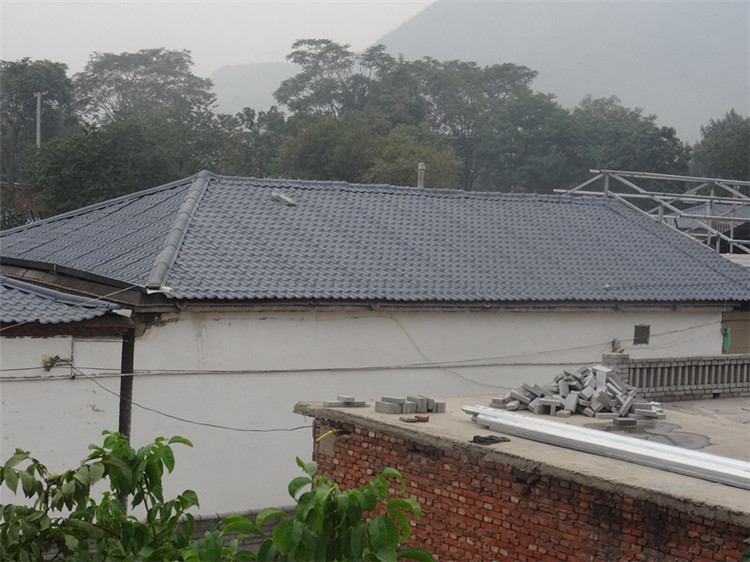 湖南郴州仿古屋顶树脂琉璃瓦