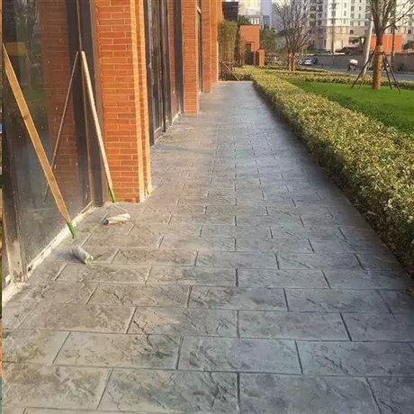 撫州壓模地坪不起殼不掉色