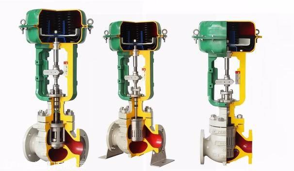進口氣動調節閥原理:進口氣動調節閥是由閥體加單作用(或者雙作用)