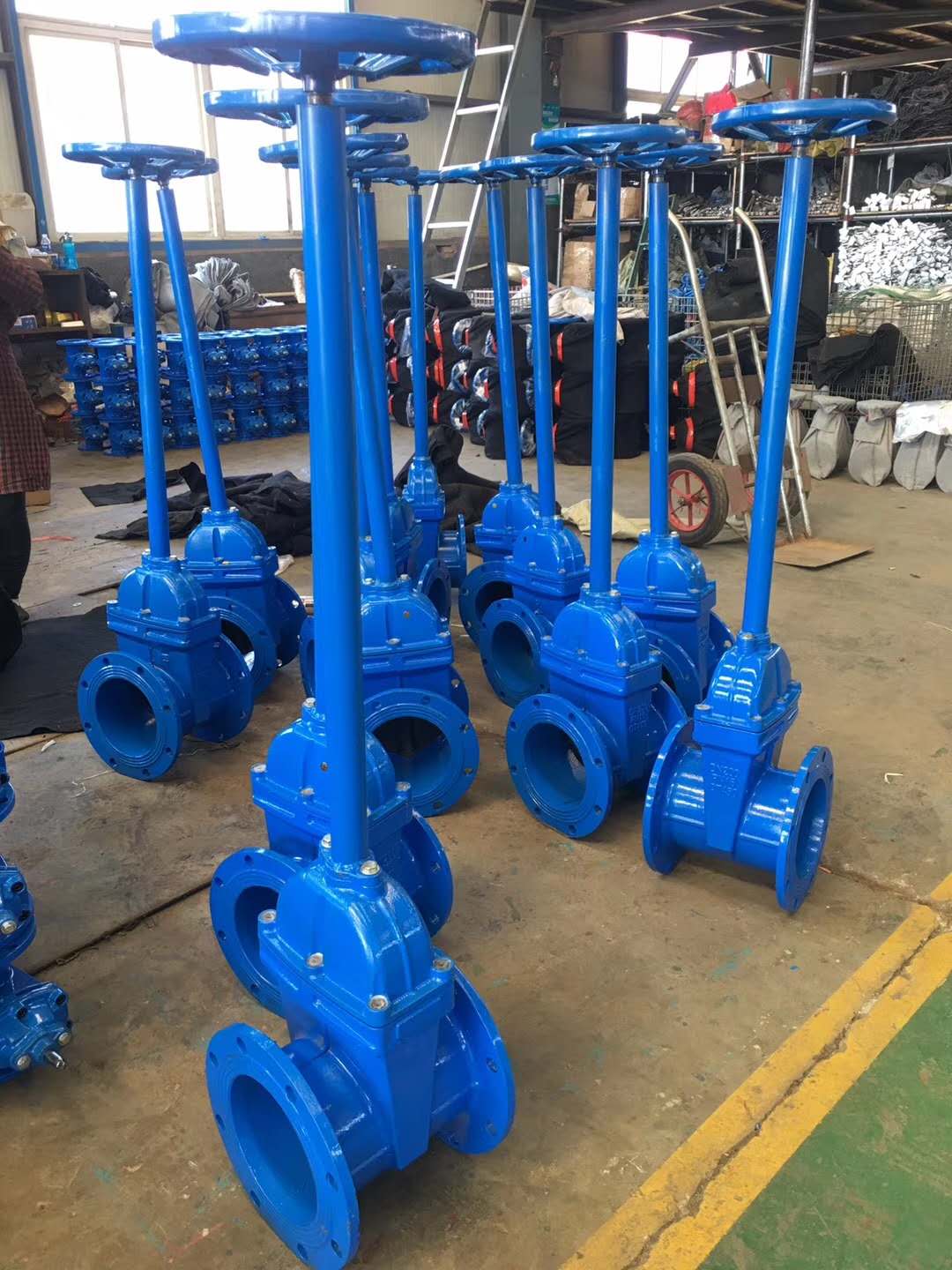 厂家直销 加长杆软密封闸阀 直埋式 地埋式弹性座封闸阀dn100