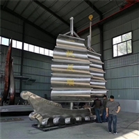 不锈钢帆船雕塑 一帆风顺主题不锈钢雕塑