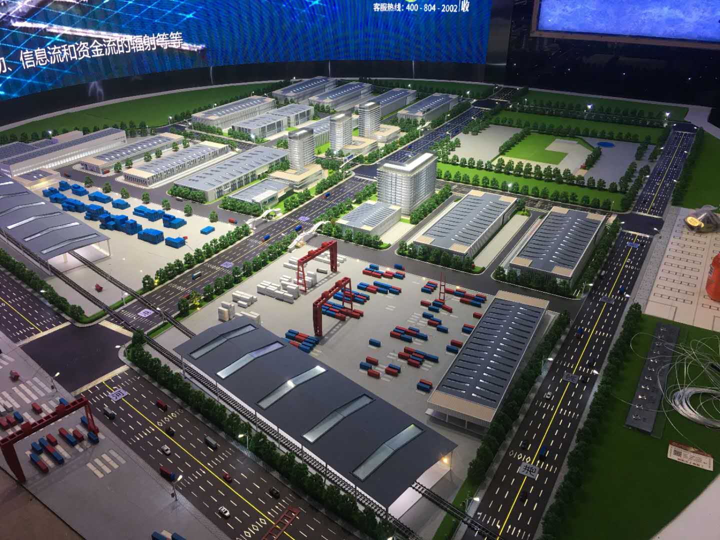 港口沙盘模型 港口沙盘定制 物流园区沙盘