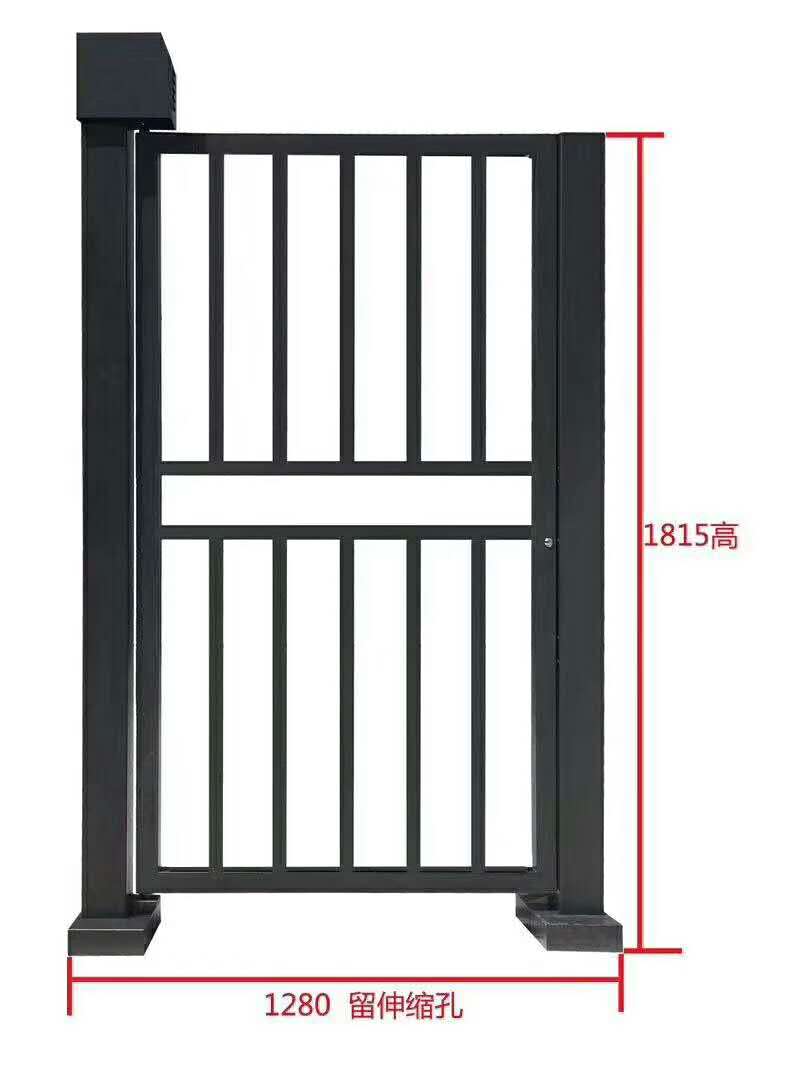 南京百胜人行小门 广告小门 栅栏小门 小区门