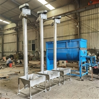 不锈钢上料机 粉状颗粒状提升机 倾斜式上料机