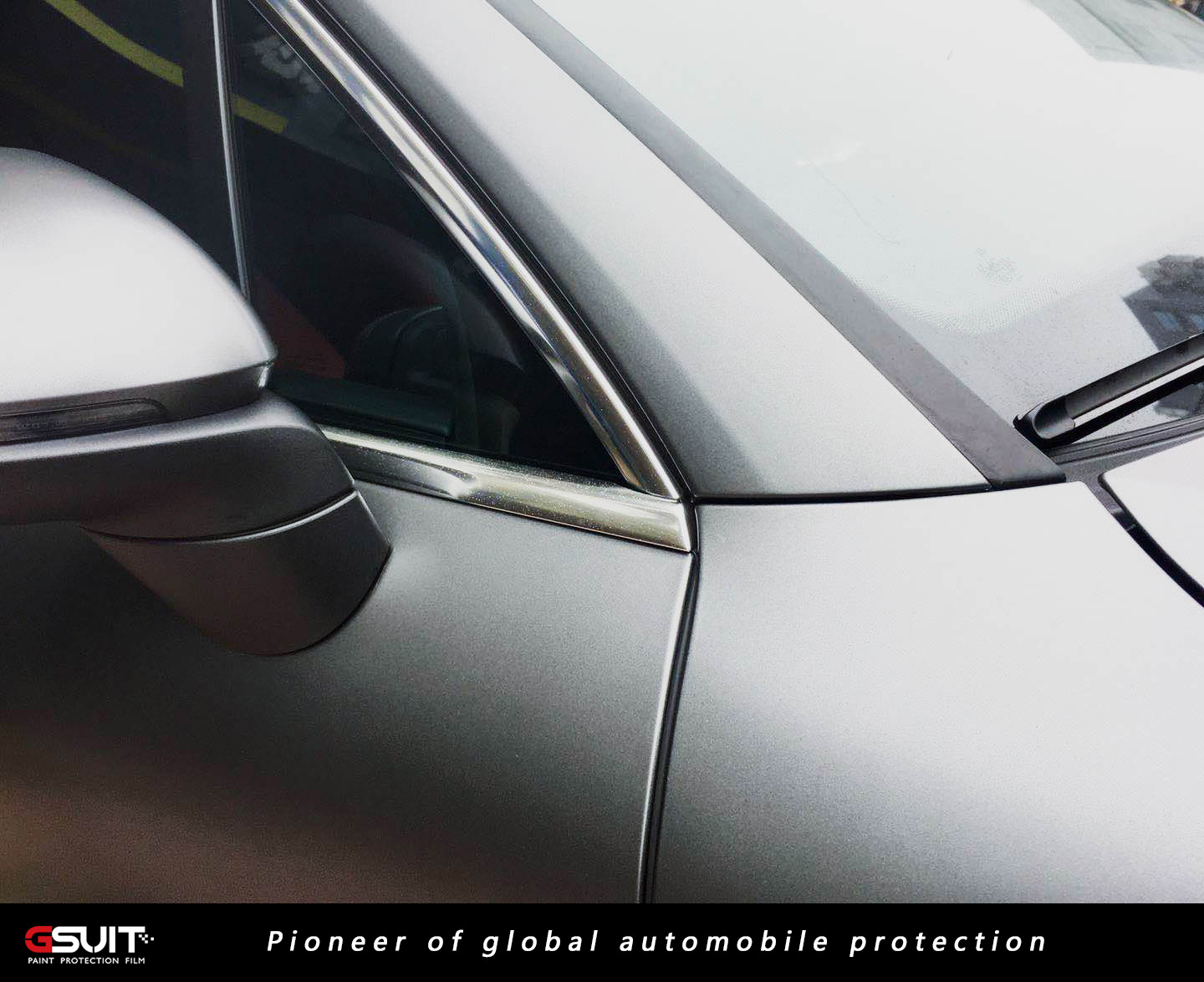 韩国gsuit隐形车衣哑面磨砂车衣效果