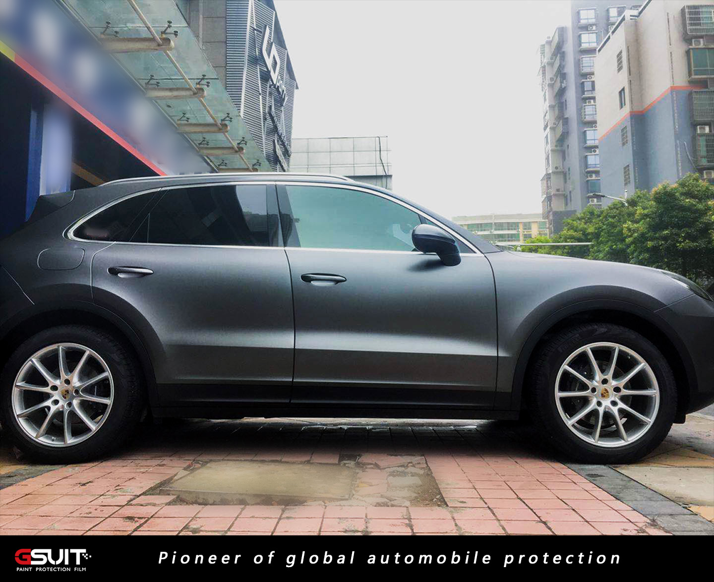 gsuit隐形车衣哑面磨砂车衣效果