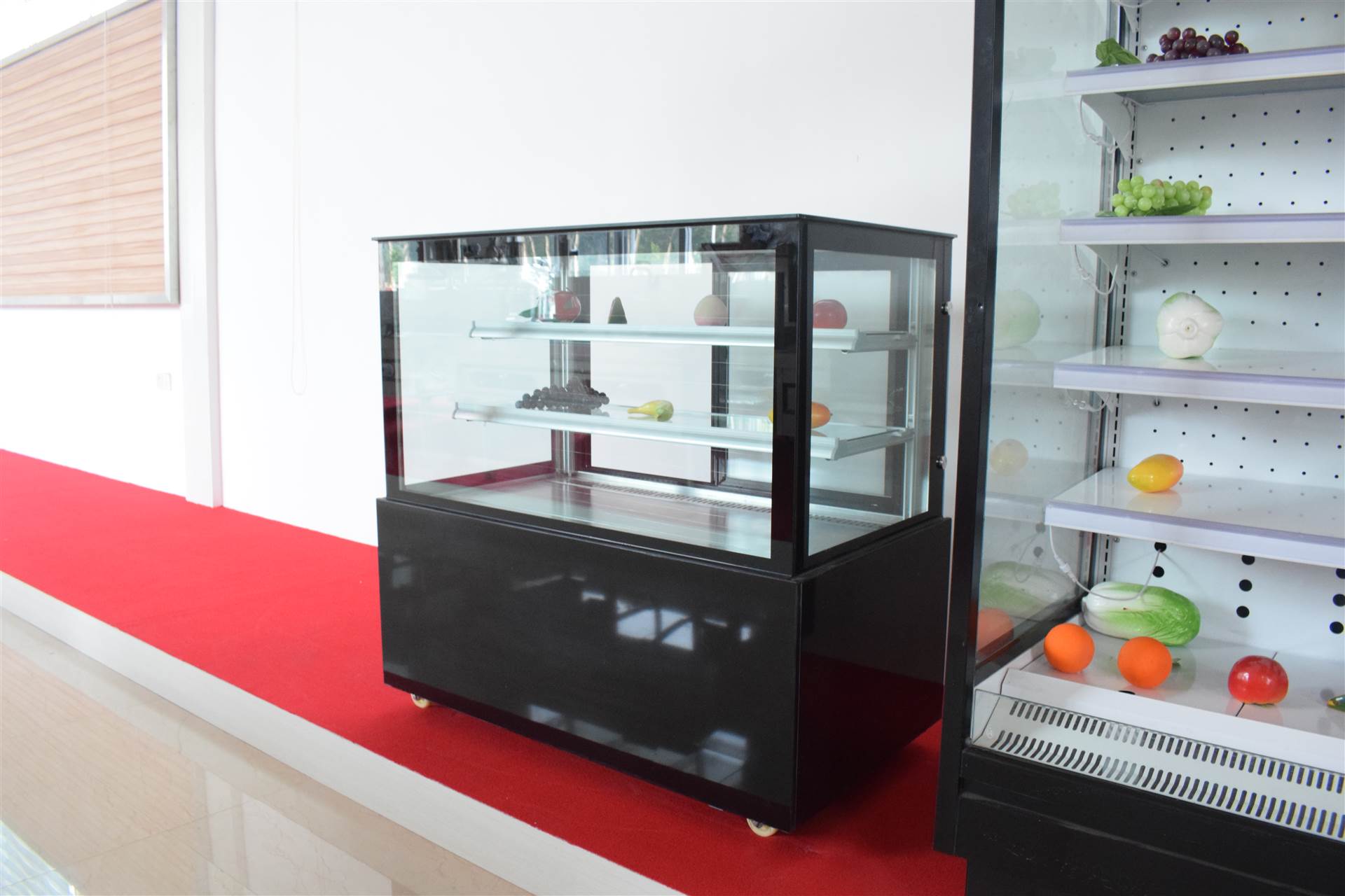 风幕柜厂家 保鲜冷藏风幕柜定制 济南风幕柜