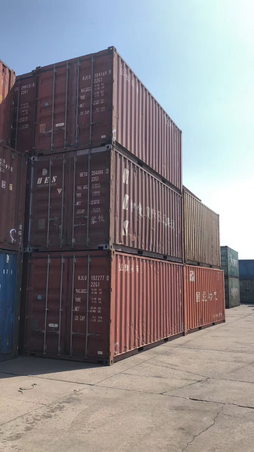 二手钢制结构集装箱出租 集装箱做仓库特价出售中