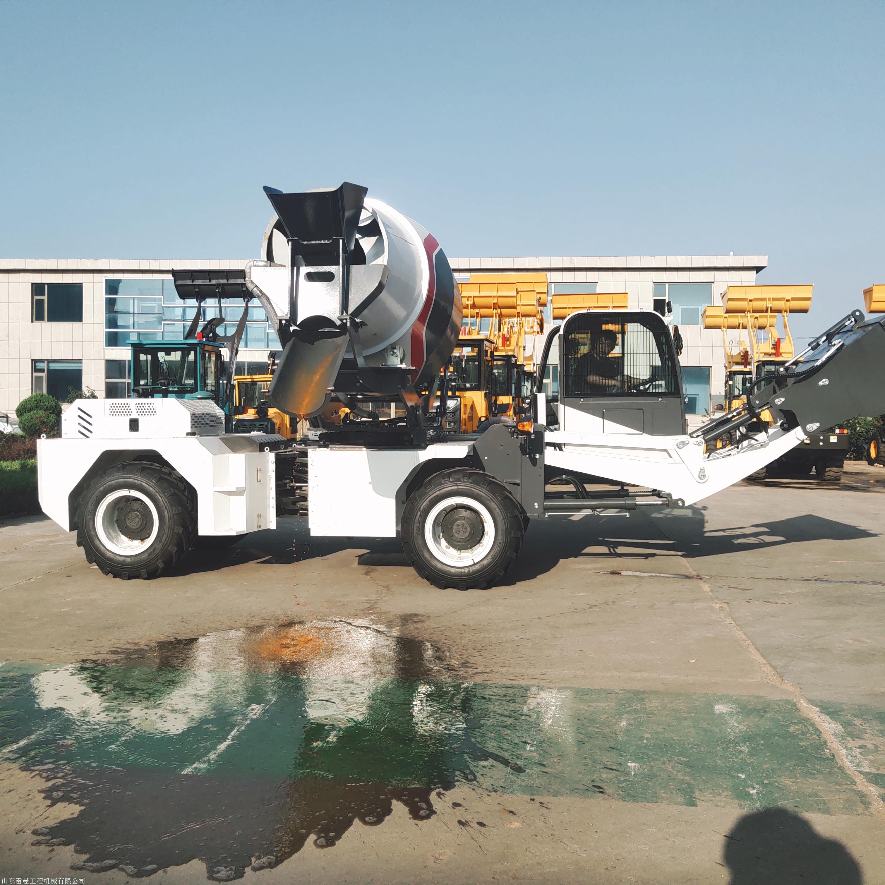 山一重工诚招全国代理十堰竹溪4方自上料搅拌车价格