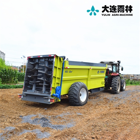 大型拖拉机带的扬粪机 有机肥抛洒车 工厂货源