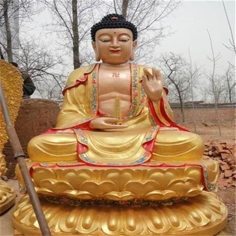 寺庙纯铜铸佛像摆件 景观佛像雕塑 铸铜雕塑世隆厂家