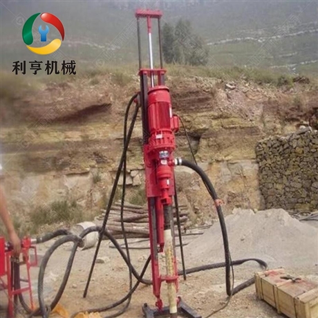 小型潜孔钻机 气动岩石钻孔机 边坡支护多角度锚杆钻机