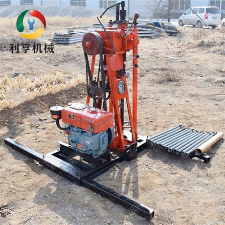 小型液压轻便钻机 分拆式石油勘探50米钻机 定制履带